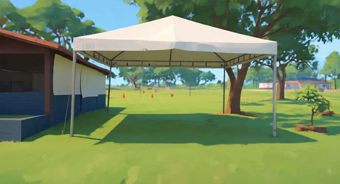 Tenda para evento temporário